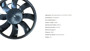 Imagen de ELECTROVENTILADOR GM CAPTIVA 2011-2015 8 PALETAS 204W